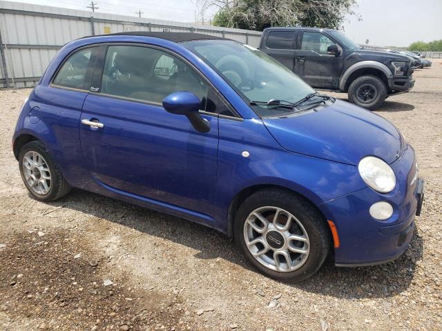 3C3CFFDR9CT340623 - 2012 FIAT 500 POP BLUE photo 4