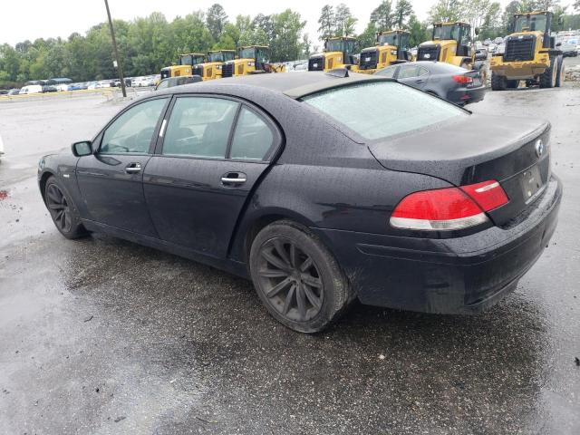 WBAHN83507DT67510 - 2007 BMW 750 BLACK photo 2