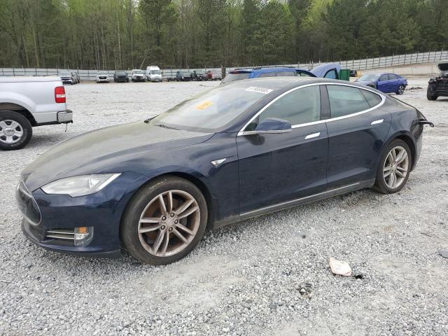 5YJSA1DN6DFP23117 - 2013 TESLA MODEL S BLUE photo 1