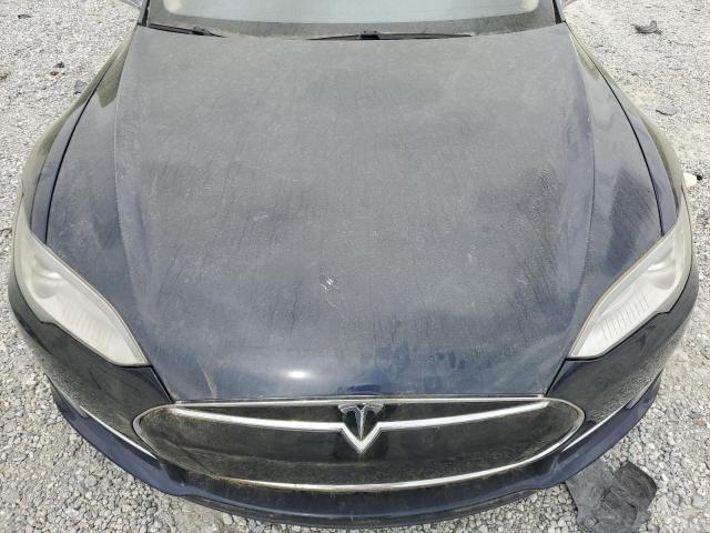 5YJSA1DN6DFP23117 - 2013 TESLA MODEL S BLUE photo 11