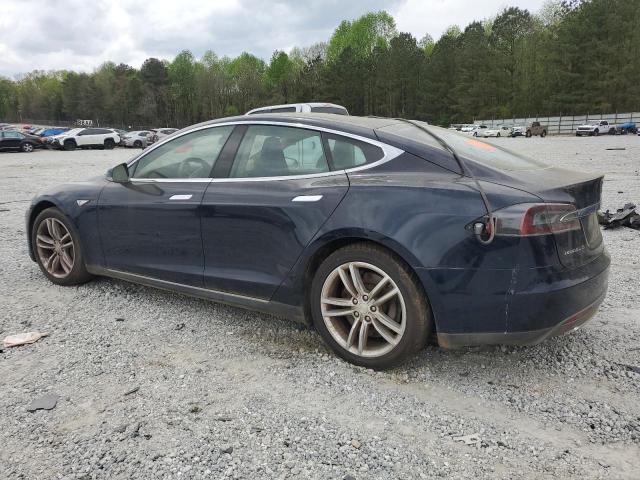 5YJSA1DN6DFP23117 - 2013 TESLA MODEL S BLUE photo 2