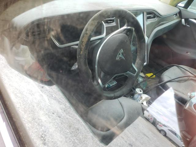 5YJSA1DN6DFP23117 - 2013 TESLA MODEL S BLUE photo 8