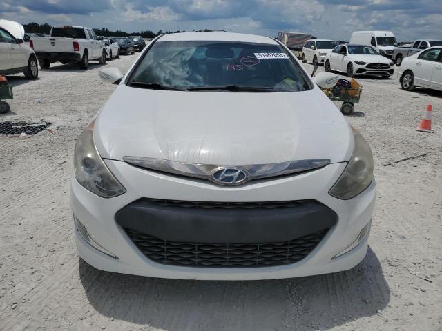 KMHEC4A48CA059085 - 2012 HYUNDAI SONATA HYBRID WHITE photo 5