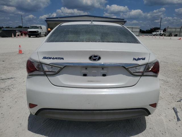 KMHEC4A48CA059085 - 2012 HYUNDAI SONATA HYBRID WHITE photo 6