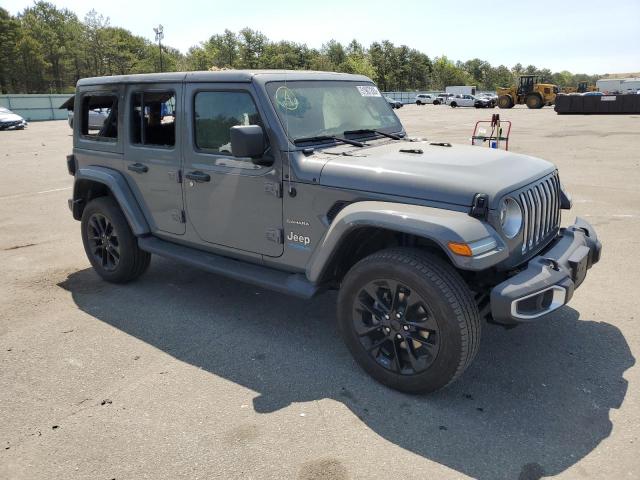 1C4JJXP62MW757795 - 2021 JEEP WRANGLER U SAHARA 4XE GRAY photo 4