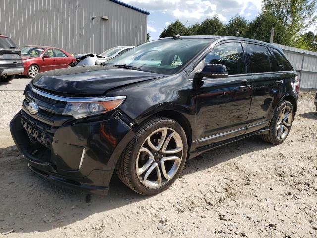 2FMDK4AK9EBA64851 - 2014 FORD EDGE SPORT BLACK photo 1