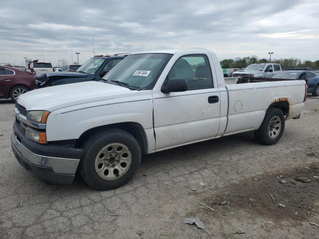 1GCEC14X45Z177292 - 2005 CHEVROLET silverado C1500 WHITE photo 1