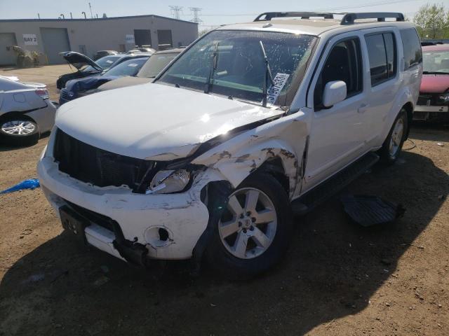 5N1AR18B78C648303 - 2008 NISSAN PATHFINDER S WHITE photo 1