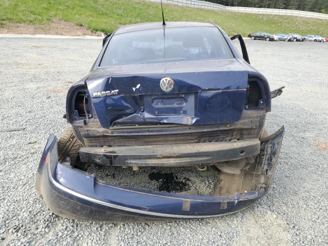 WVWPD63B51P139763 - 2001 VOLKSWAGEN PASSAT GLS BLUE photo 6