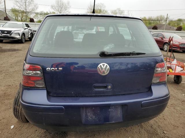 9BWGL61J854021295 - 2005 VOLKSWAGEN GOLF GLS BLUE photo 6