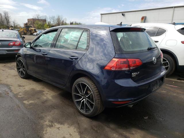 3VW217AU9HM035965 - 2017 VOLKSWAGEN GOLF S BLUE photo 2