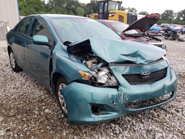 2T1BU4EE8AC508250 - 2010 TOYOTA COROLLA BASE TEAL photo 1