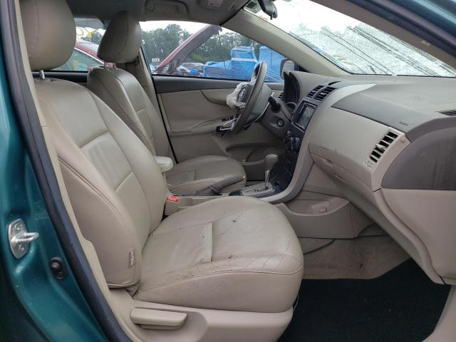 2T1BU4EE8AC508250 - 2010 TOYOTA COROLLA BASE TEAL photo 5