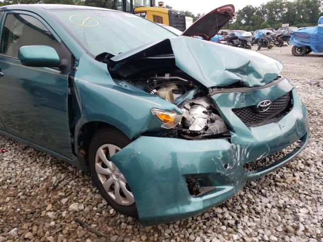 2T1BU4EE8AC508250 - 2010 TOYOTA COROLLA BASE TEAL photo 9