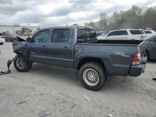 5TFJU4GN8DX038221 - 2013 TOYOTA TACOMA DOUBLE CAB PRERUNNER GRAY photo 2