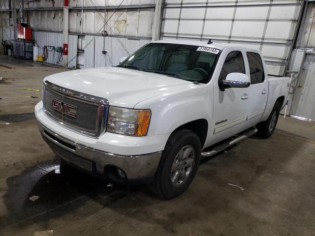 3GTRKWE30AG160996 - 2010 GMC SIERRA K1500 SLT WHITE photo 1