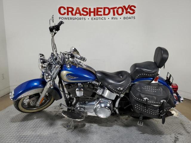 1HD1BW5109Y062787 - 2009 HARLEY-DAVIDSON FLSTC BLUE photo 3