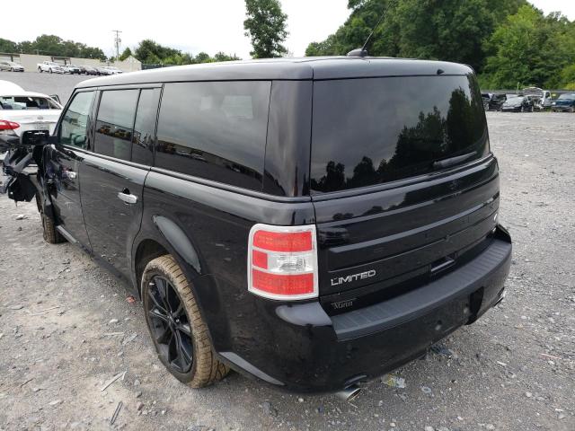 2FMHK6D80KBA09066 - 2019 FORD FLEX LIMITED BLACK photo 3