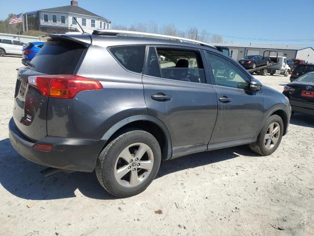 JTMRFREV5FD121204 - 2015 TOYOTA RAV4 XLE GRAY photo 3