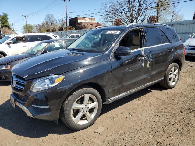 4JGDA5HB3GA801183 - 2016 MERCEDES-BENZ GLE 350 4MATIC BLACK photo 1