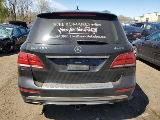 4JGDA5HB3GA801183 - 2016 MERCEDES-BENZ GLE 350 4MATIC BLACK photo 6