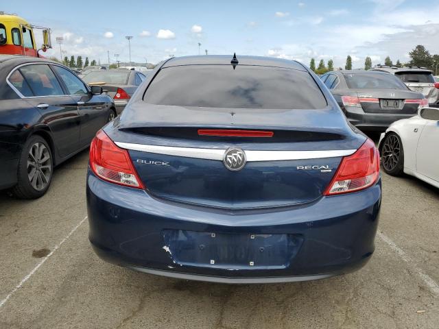 W04GP5EC7B1008081 - 2011 BUICK REGAL CXL BLUE photo 6