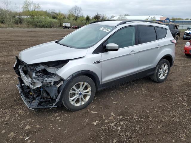 1FMCU9HD1JUA50554 - 2018 FORD ESCAPE SEL SILVER photo 1