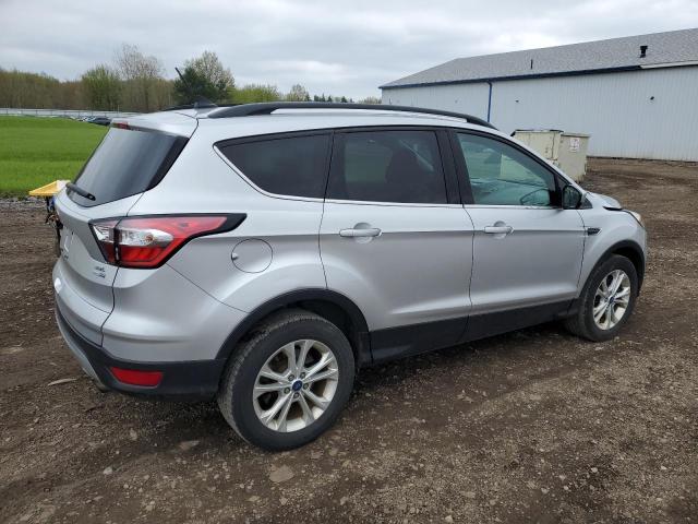 1FMCU9HD1JUA50554 - 2018 FORD ESCAPE SEL SILVER photo 3