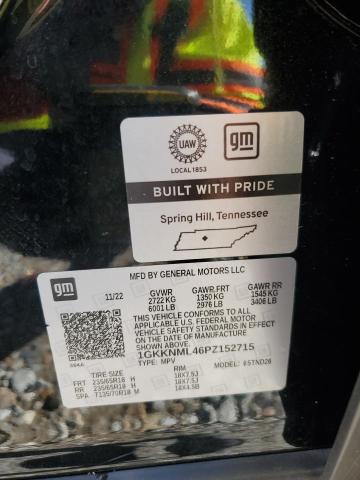 1GKKNML46PZ152715 - 2023 GMC ACADIA SLT Qara foto 13