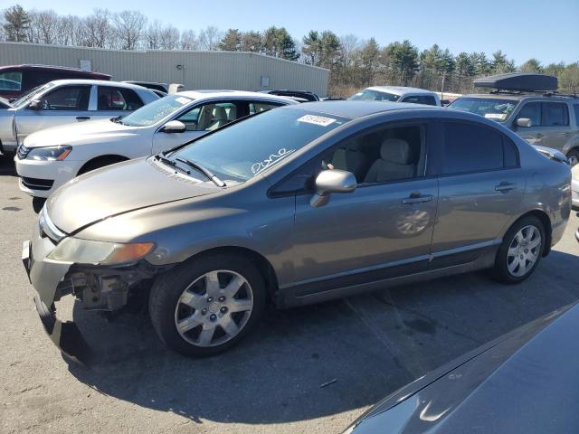 1HGFA16507L058670 - 2007 HONDA CIVIC LX GRAY photo 1