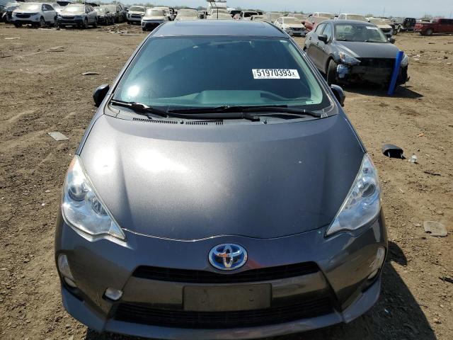 JTDKDTB31C1030564 - 2012 TOYOTA PRIUS C CHARCOAL photo 5