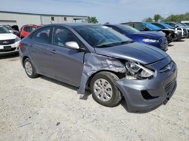 KMHCT4AE1FU931142 - 2015 HYUNDAI ACCENT GLS GRAY photo 4