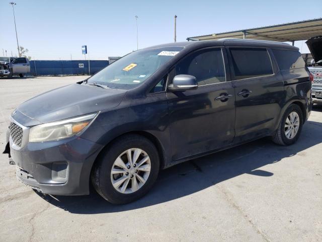 KNDMB5C18F6080022 - 2015 KIA SEDONA LX CHARCOAL photo 1