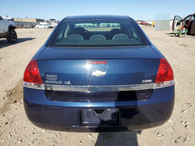 2G1WB58K681245451 - 2008 CHEVROLET IMPALA LS BLUE photo 6