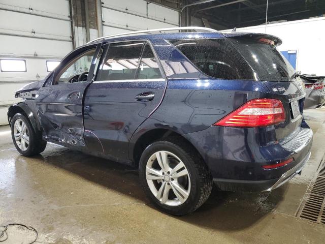 4JGDA5HB5EA368320 - 2014 MERCEDES-BENZ ML 350 4MATIC BLUE photo 2