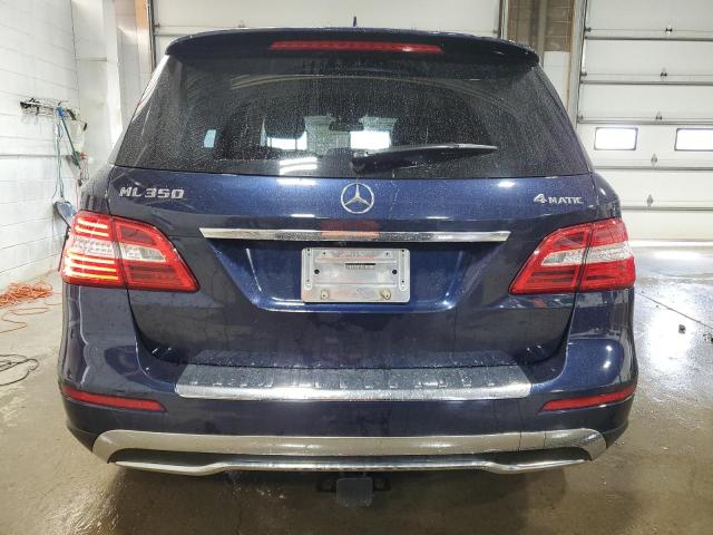 4JGDA5HB5EA368320 - 2014 MERCEDES-BENZ ML 350 4MATIC BLUE photo 6