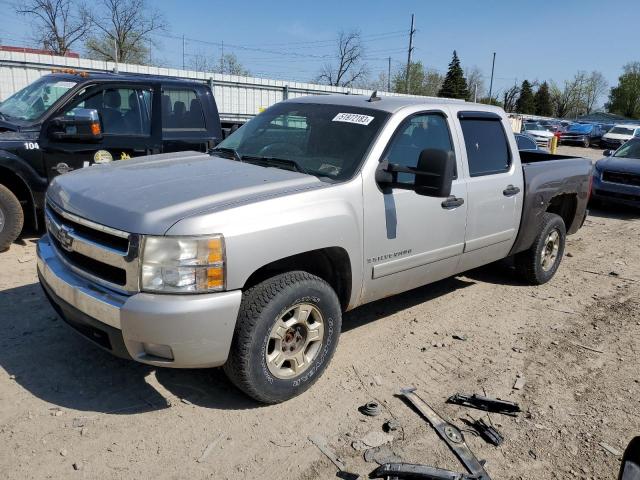 2GCEK13M871617987 - 2007 CHEVROLET SILVERADO K1500 CREW CAB SILVER photo 1