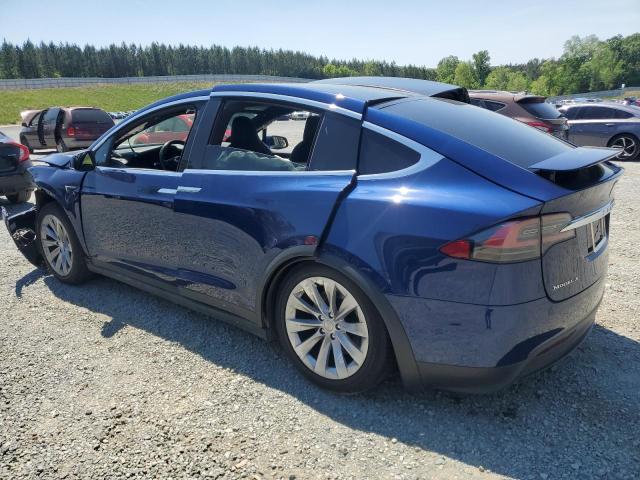 5YJXCAE23JF101977 - 2018 TESLA MODEL X BLUE photo 2