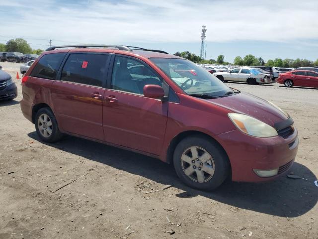 5TDZA22C34S021760 - 2004 TOYOTA SIENNA XLE RED photo 4