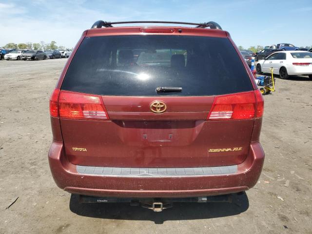 5TDZA22C34S021760 - 2004 TOYOTA SIENNA XLE RED photo 6