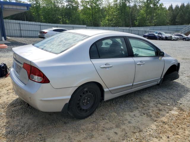 2HGFA1F90AH509135 - 2010 HONDA CIVIC EXL ვერცხლისფერი ფოტო 3