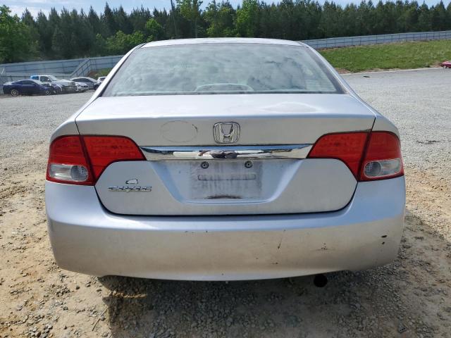 2HGFA1F90AH509135 - 2010 HONDA CIVIC EXL ვერცხლისფერი ფოტო 6