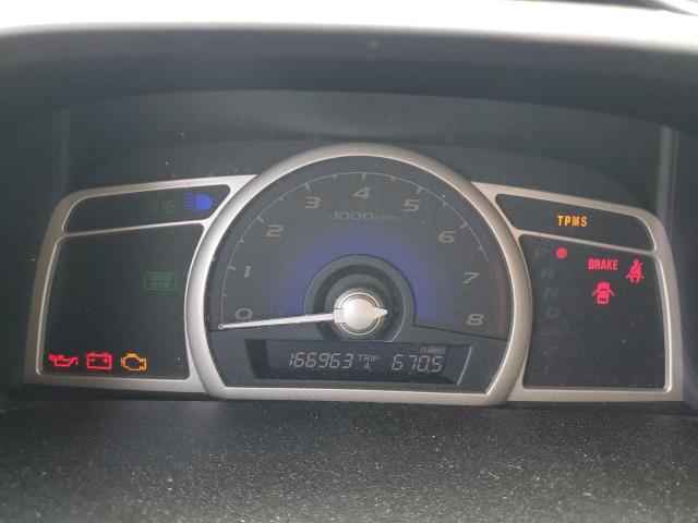 2HGFA1F90AH509135 - 2010 HONDA CIVIC EXL ვერცხლისფერი ფოტო 9