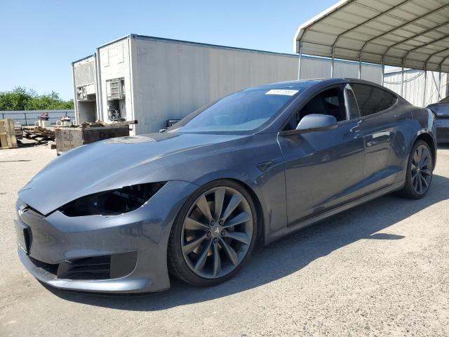 5YJSA1E22GF177120 - 2016 TESLA MODEL S GRAY photo 1