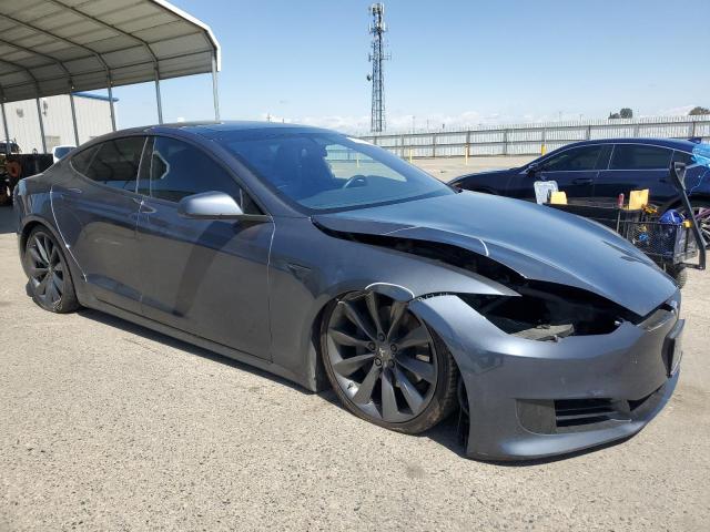 5YJSA1E22GF177120 - 2016 TESLA MODEL S GRAY photo 4