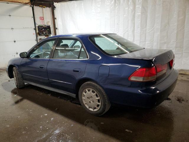 1HGCG66582A068320 - 2002 HONDA ACCORD LX BLUE photo 2