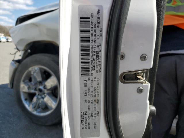 1C6RR7LT9KS534625 - 2019 RAM 1500 CLASS SLT თეთრი ფოტო 13