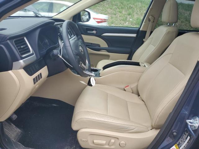 5TDJKRFH5ES021527 - 2014 TOYOTA HIGHLANDER XLE Mavi foto 7