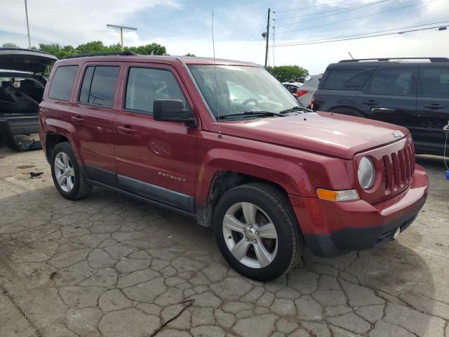 1C4NJPFB4ED770948 - 2014 JEEP PATRIOT LATITUDE RED photo 4