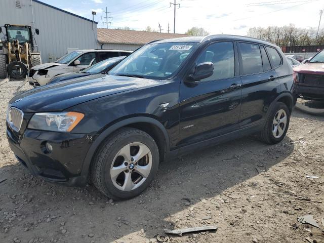 5UXWX5C51BL709157 - 2011 BMW X3 XDRIVE28I BLACK photo 1